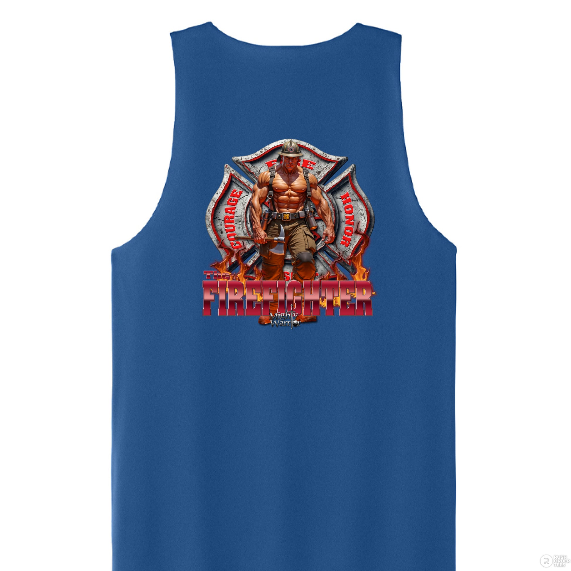 True Royal/ White - BACK