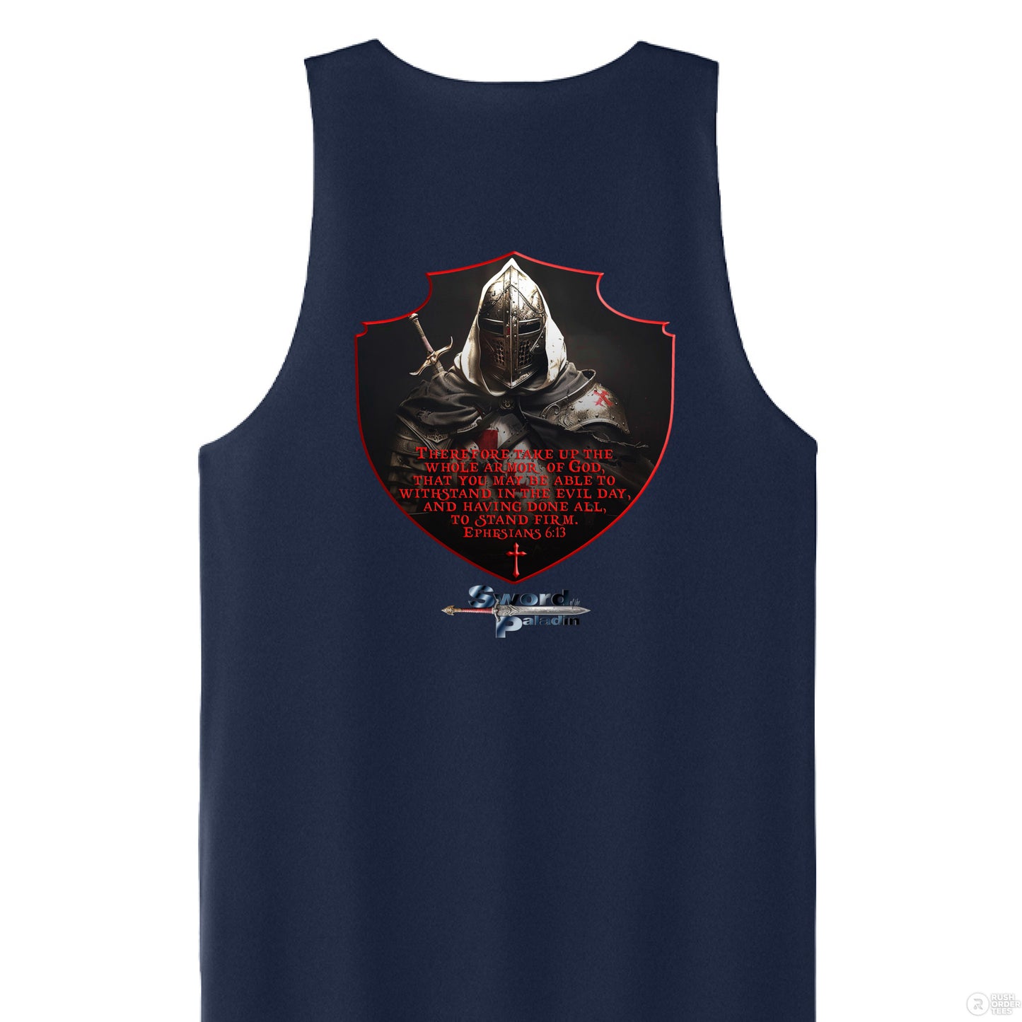 True Navy/White - BACK