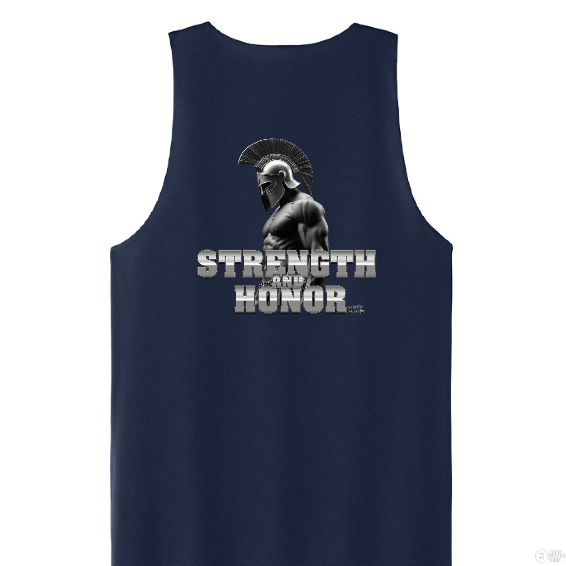 True Navy/White - BACK
