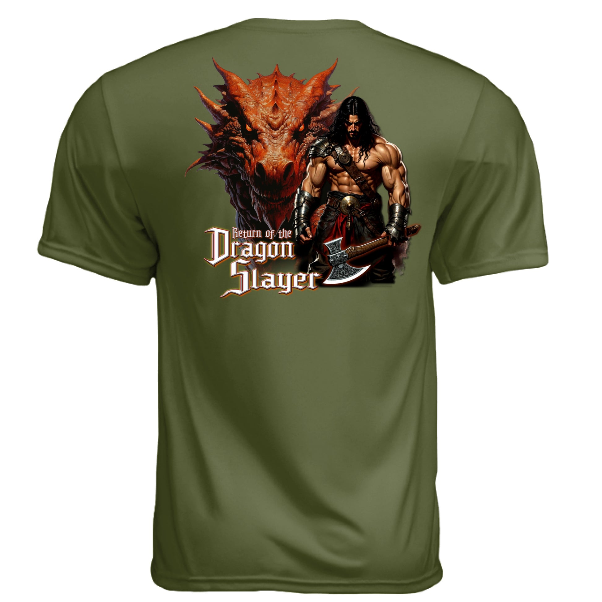 MILITARY GREEN - BACK