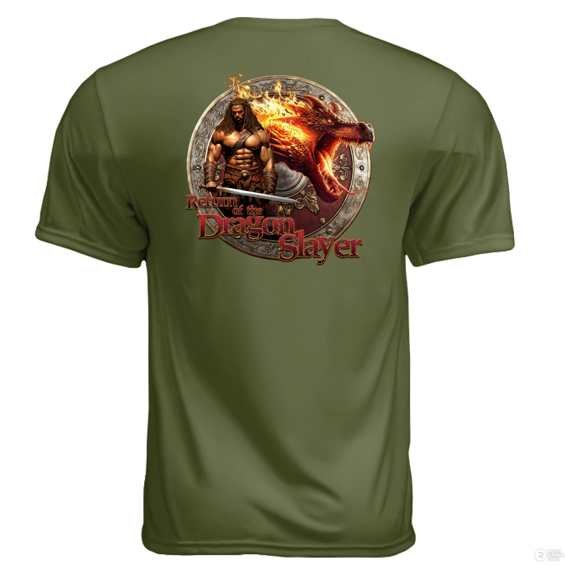 MILITARY GREEN - BACK