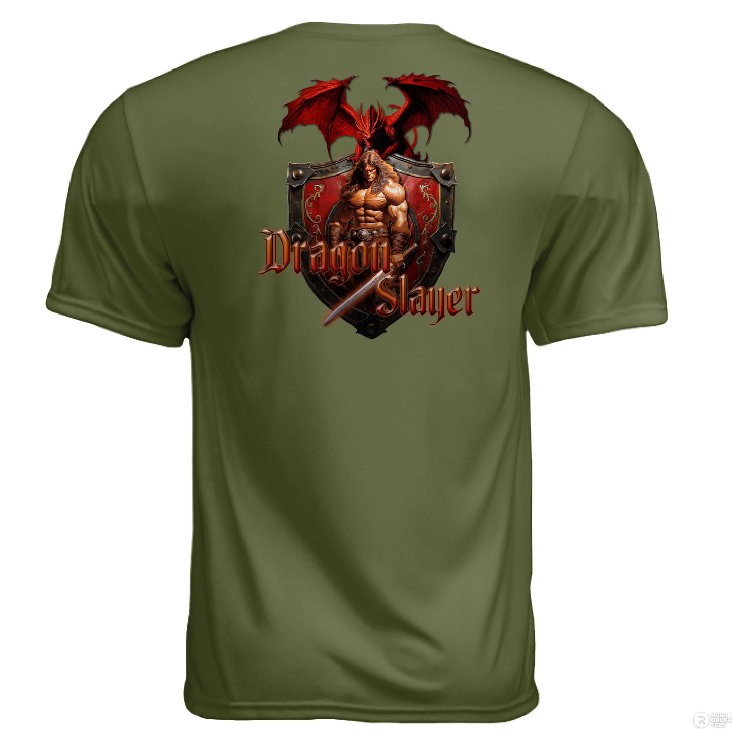 MILITARY GREEN - BACK